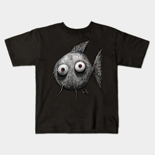 Weird Fish / Cartoon character / Abstract Comic Fish Kids T-Shirt